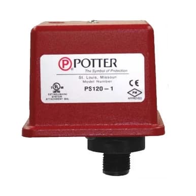 Potter PS120-1 Potter Fire Sprinkler Pressure and Flow Switches