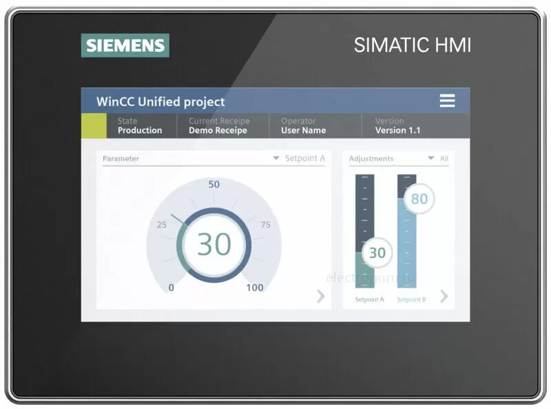 سيمنس 6AV2128-3GB06-4AB1 لوحة تشغيل HMI SIMATIC