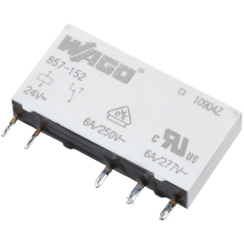 Wago 857-152 طرف توصيل بمشبك نابضي WAGO Spring-Clamp Terminal Blocks and I/O — 857-152