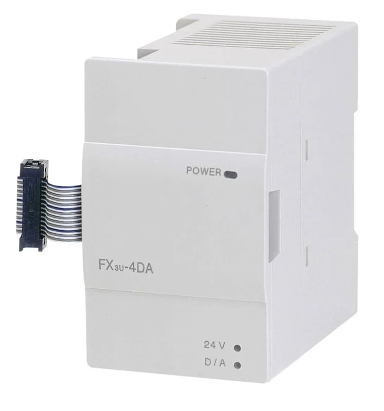 ميتسوبيشي إلكتريك FX3U-4DA وحدة إخراج تماثلي