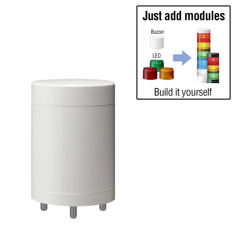 Patlite LR7-02WTNW PATLITE Signal Towers and Audible Signals