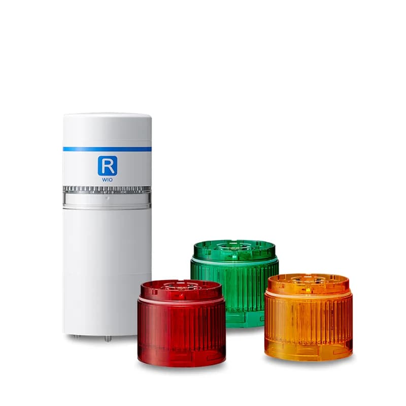 Patlite WIO-B1R-RYG أبراج إشارة وإشارات صوتية