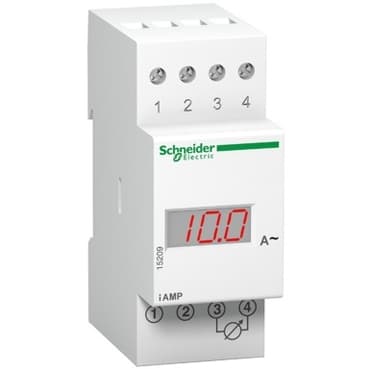 Schneider 15202 Modular Digital Ammeter Iamp - 230V - 0..10A