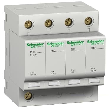 Schneider 16664 Prd40R Modular Surge Arrester - 4 Poles - 340V - With Remote Transfer