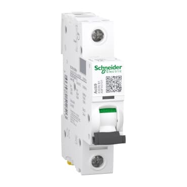 Schneider A9F43101 Miniature Circuit Breaker (Mcb) Acti9 iC60N Disbo 1P 1A