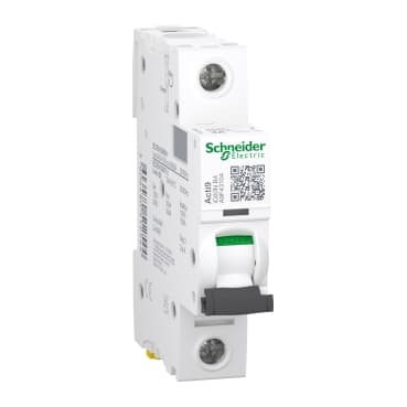 Schneider A9F43104 Miniature Circuit Breaker (Mcb) Acti9 iC60N Disbo 1P 4A
