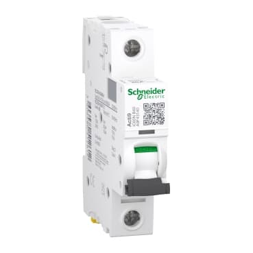 Schneider A9F43140 Miniature Circuit Breaker (Mcb) Acti9 iC60N Disbo 1P 40A