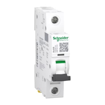 Schneider A9F45103 Acti9 Ic60N 1P 3A D Miniature Circuit Breaker — IC60N