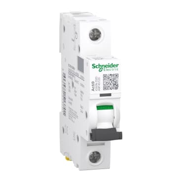 Schneider A9F45120 Miniature Circuit Breaker (Mcb) Acti9 iC60N Disbo 1P 20A
