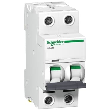 Schneider A9F53204 Miniature Circuit Breaker (Mcb) Acti9 iC60H Disbo 2P 4A