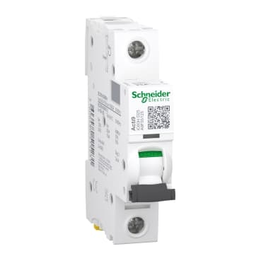 Schneider A9F55125 Miniature Circuit Breaker (Mcb) Acti9 iC60H Disbo 1P 25A