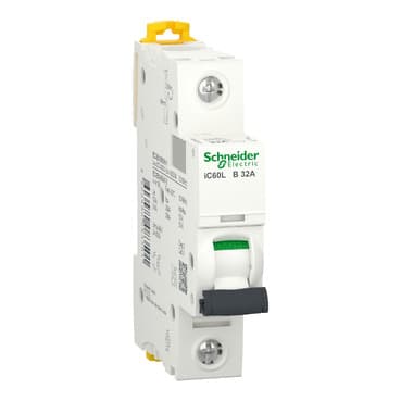 Schneider A9F93132 Miniature Circuit Breaker (Mcb) Acti9 iC60L 1P 32A — iC60L