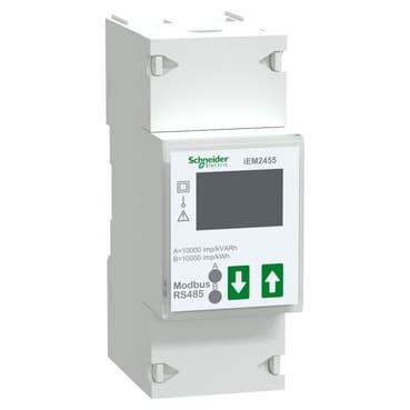 Schneider A9MEM2455 Modular Single Phase Power Meter Iem2455 - 230V - 100A With