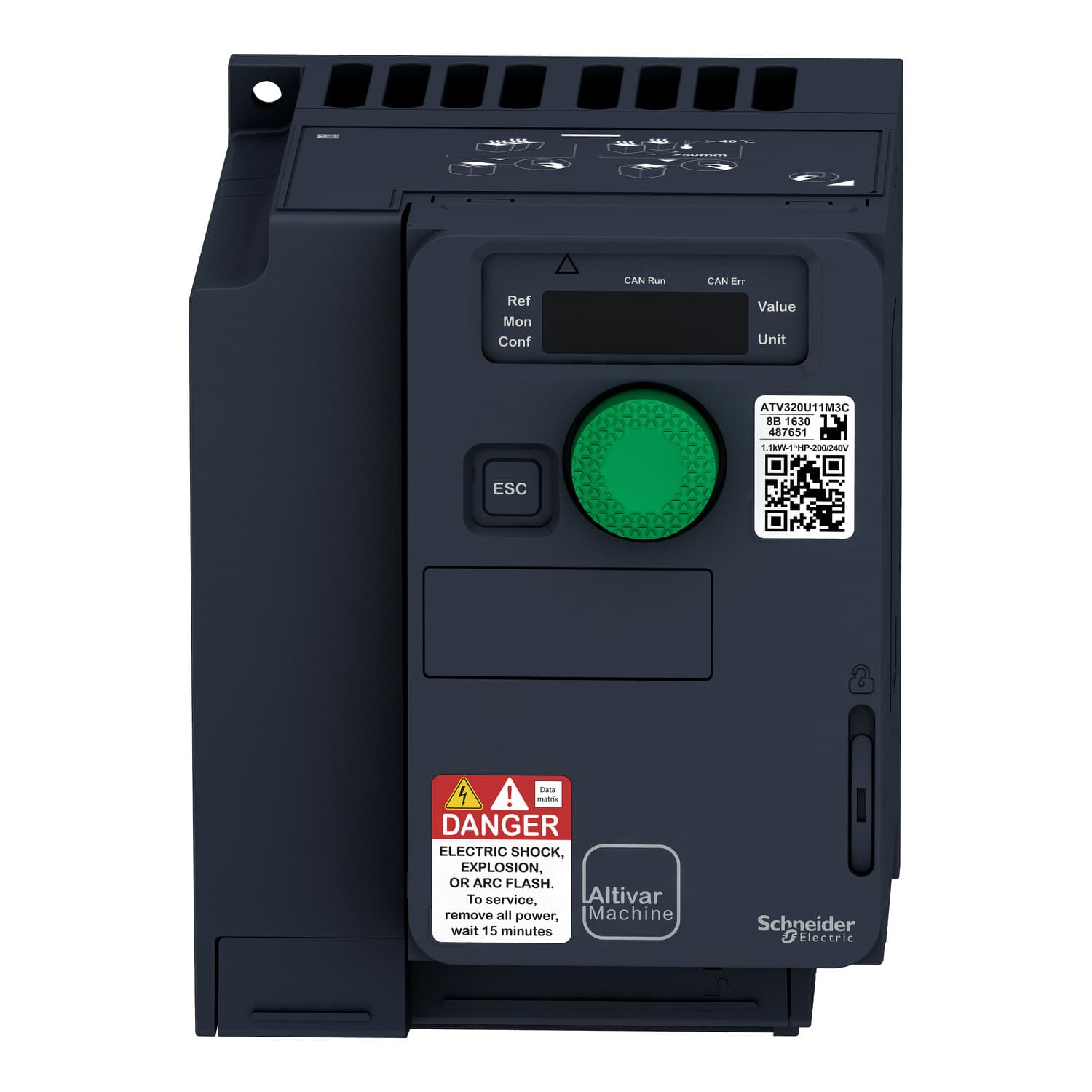 Schneider ATV320U22M3C Variable Speed Drive Altivar Machine ATV320 2.2kW 200 to 240V