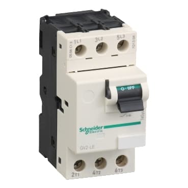 Schneider GV2LE05 Motor Circuit Breaker TeSys Deca frame 2 3P 1A — GV2LE