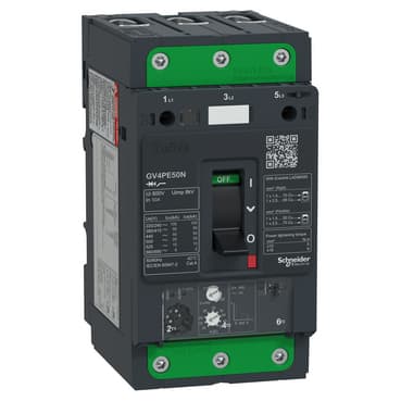 Schneider GV4PE50N Motor Circuit Breaker TeSys GV4 3P 50A — GV4PE
