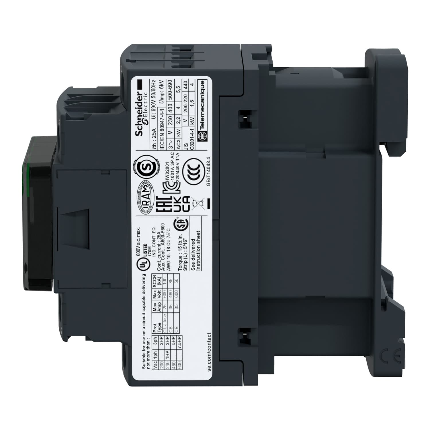كونتاكتور شنايدر LC1D09CD — LC1D