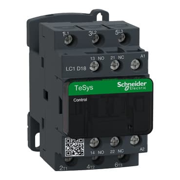 Schneider LC1D18B7TQ Contactor 3P(3NO) AC-3/AC-3e 440V — LC1D