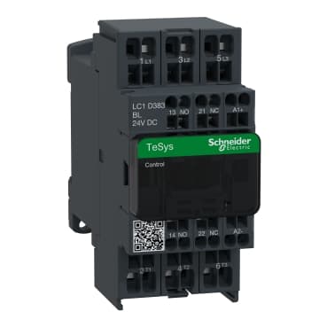 Schneider LC1D383BL Contactor 3P(3NO) AC-3/AC-3e <=440V — LC1D