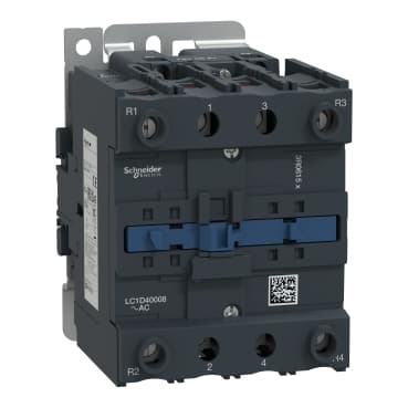 Schneider LC1D40008P7 Contactor 4P(2NO+2NC) AC-1 <=440V — LC1D