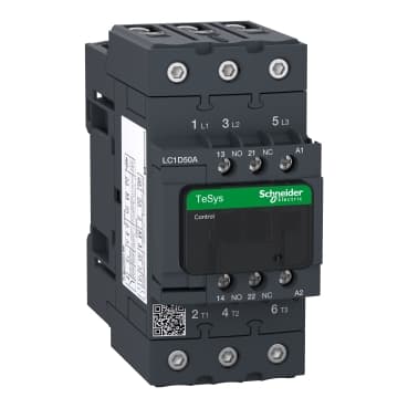 Schneider LC1D50AW7 Contactor 3P(3 NO) AC-3/AC-3e <=400V — LC1D