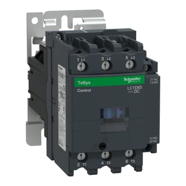 Schneider LC1D65ED Contactor 3P(3NO) AC-3/AC-3e 440V 65A coil 36V DC — LC1D