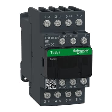 Schneider LC1DT406BD Contactor 4P(4 NO) AC-1 <=440V — LC1D