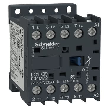 Schneider LC1K09004M72 Contactor 4P(4NO) AC-1 440V 20A — LC1K