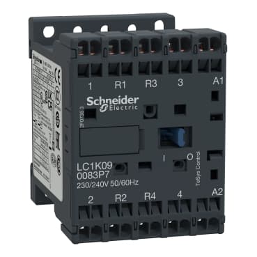 Schneider LC1K090083E7 Contactor 4P(2NO+2NC) AC-1 440V 20A 48V AC coil — LC1K