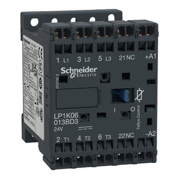 Schneider LP1K0601BD3 Contactor 3P AC-3/AC-3e 440V — LP1K