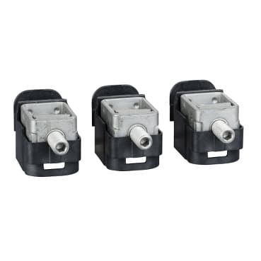 Schneider LV429242 Steel Bare Cable Connectors for 1 cable 1.5mm² to 95mm² 160A set of 3 — LV429242
