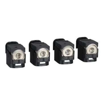Schneider LV429260 Aluminium Bare Cable Connectors for 1 cable 120mm² to 185mm² 250A set — LV429260