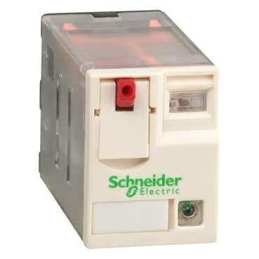 Schneider RXM4AB2B7TQ Miniature Plug-In Relay - Harmony Rxm 4 C/O 24 V Ac 6 A With Led — RXM