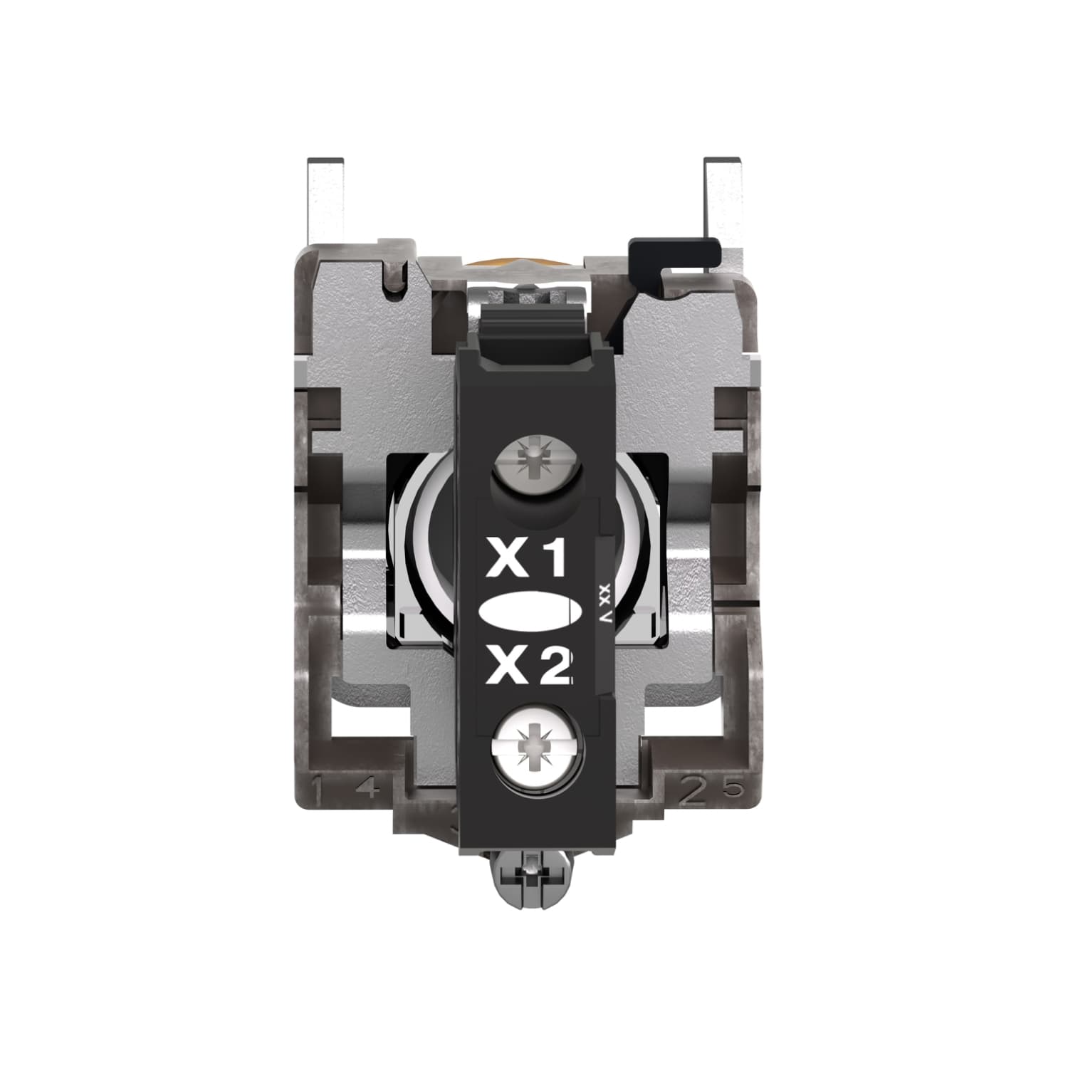 Schneider XB4BV65 Pilot Light Harmony XB4 22mm plain lens with BA9s bulb — XB4