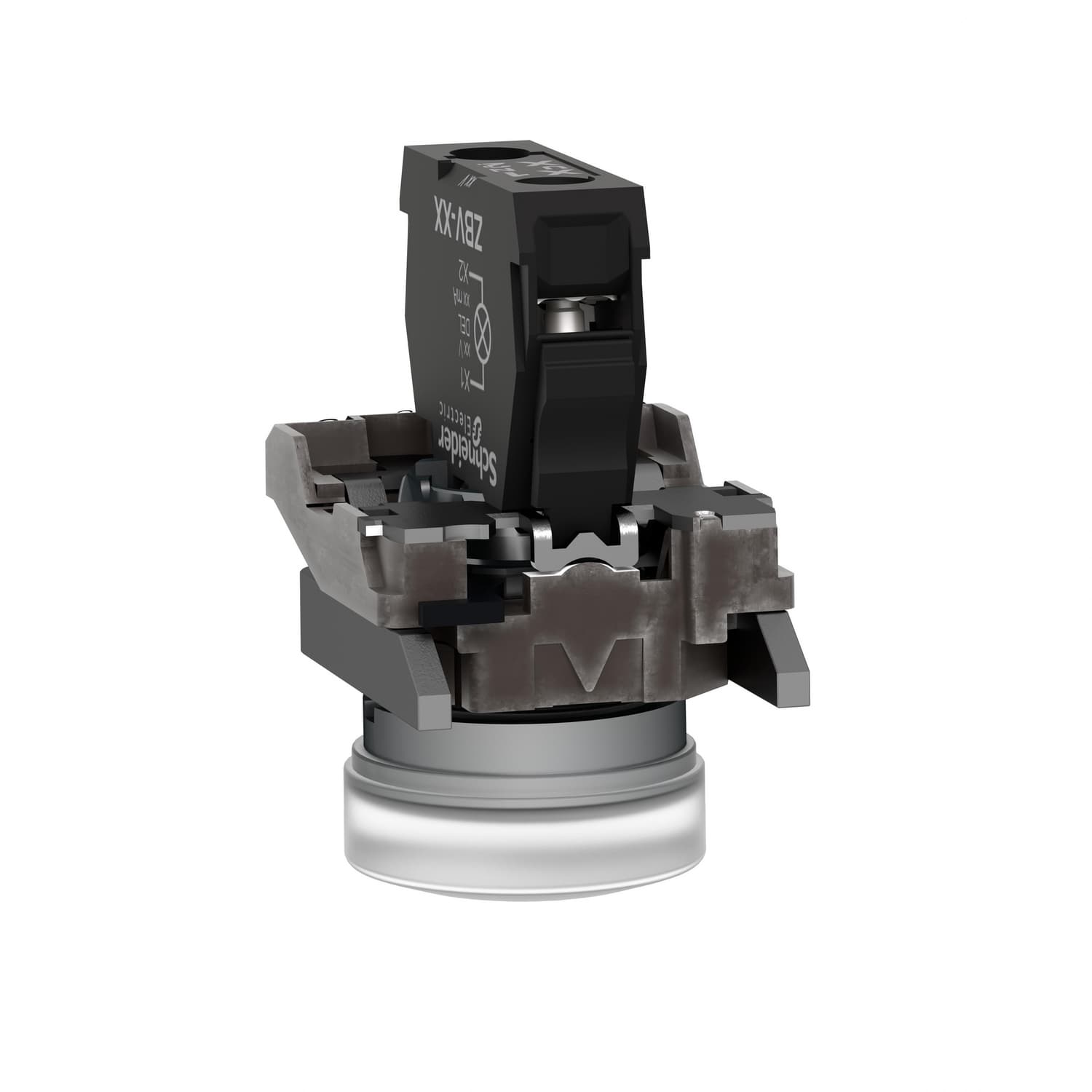 Schneider XB4BVG1 Pilot Light Harmony XB4 22mm 110...120V AC — XB4