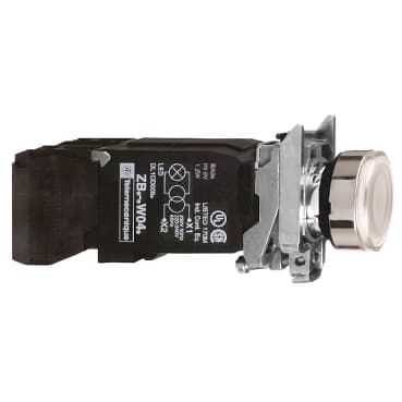 Schneider XB4BW3135 Illuminated Push Button Harmony XB4 22mm 1NO + 1NC — XB4