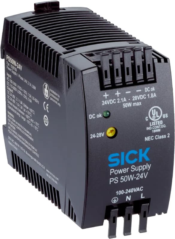 مكوّن توصيل وشبكات سيك PS50W-24V — PS50W-24V