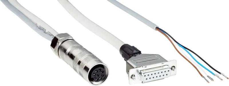 SICK YF16A8-100XXXFHSAC Connectors and cable — YF16A8-100XXXFHSAC