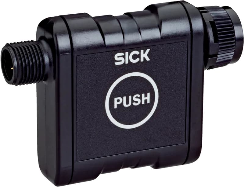 ملحق سيك Pushbutton for laser alignment aid, M12, 5-pin — Pushbutton for laser alignment aid, M12, 5-pin