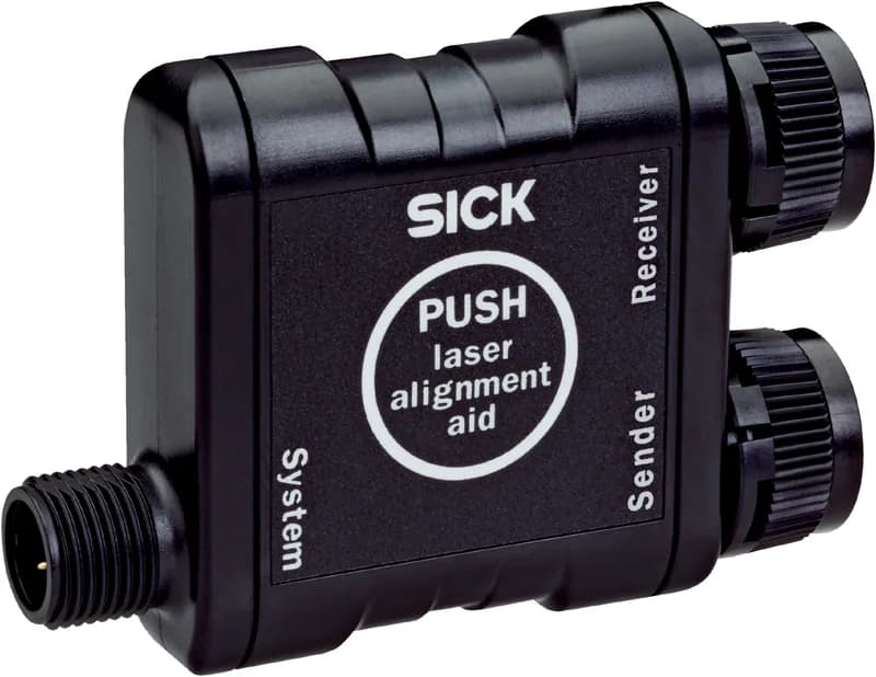 مكوّن توصيل وشبكات سيك T-connector with pushbutton for laser alignment aid, M12, 5-pin — T-connector with pushbutton for laser alignment aid, M12, 5-pin