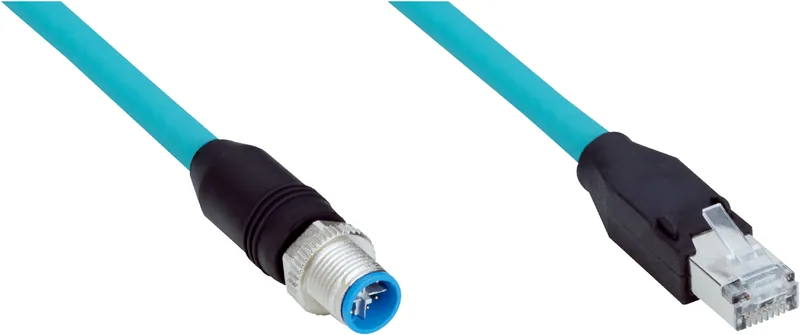 SICK YM2X18-100EG2MRJA8 Connectors and cable — YM2X18-100EG2MRJA8
