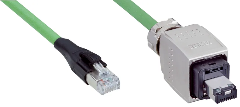 SICK YMRJA4-100PN1MRJF4 Connectors and cable — YMRJA4-100PN1MRJF4