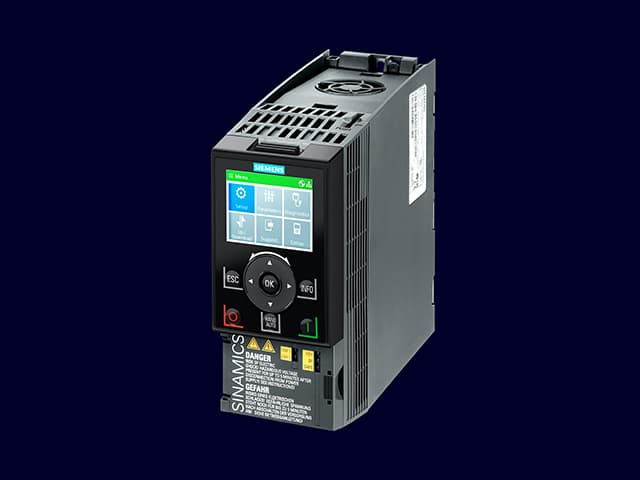 Siemens SINAMICS G120C 6SL3210-1KE11-8UB1 VFD 0.55kW 400V — 6SL3210-1KE11-8UB1