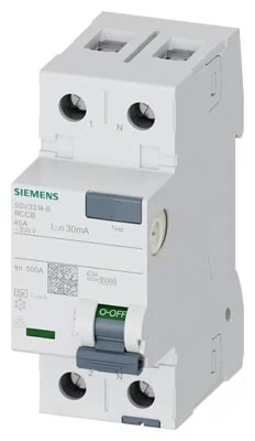 Siemens 5SV3314-6 RCCB 25A 30mA 2P Type AC