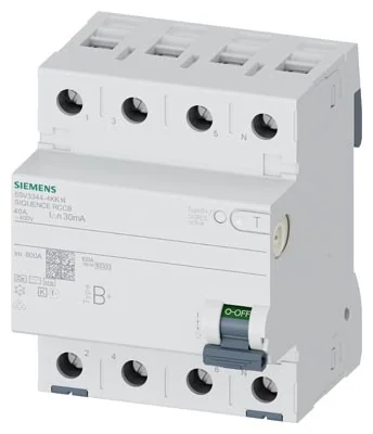 Siemens 5SV3344-4KK14 Residual-current circuit breaker (RCCB)