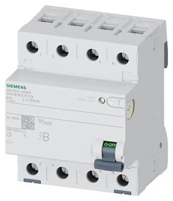 Siemens 5SV3347-4KK60 Residual-current circuit breaker (RCCB)