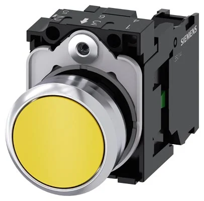 Siemens 3SU1150-0AB30-1BA0 22 mm command device (SIRIUS ACT)