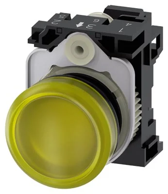 Siemens 3SU1102-6AA30-3AA0 22 mm command device (SIRIUS ACT)
