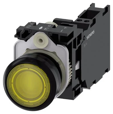 Siemens 3SU1103-0AB30-3FA0 22 mm command device (SIRIUS ACT)