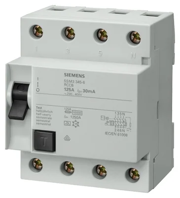 Siemens 5SM3445-6 Residual-current circuit breaker (RCCB)